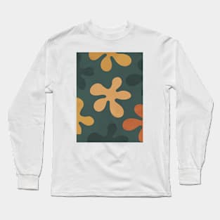 Abstract Tropical Floral 2 Long Sleeve T-Shirt